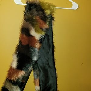 Faux fur scarf
